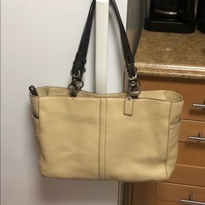 Coach leather bag